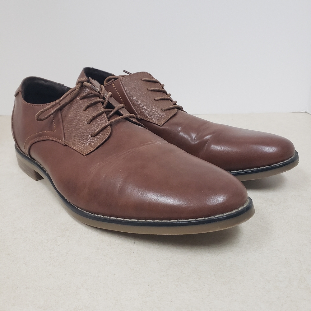 Oliver Mason "Craig" Style 559685 Amber Brown Men's Lace Up Dress Shoe Size 12m